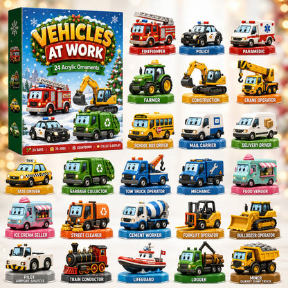 🚒🚜 2026 Working Vehicles Advent Calendar – 24 Days of Trucks, Machines & Job-Site Surprises