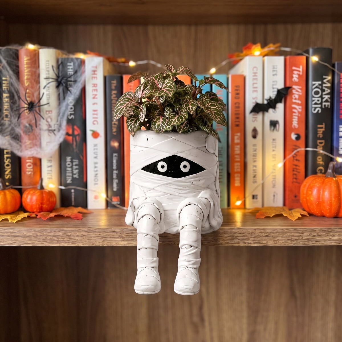 🎁The Quirky Ledge Friend: Handcrafted Shelf Bloom Pot