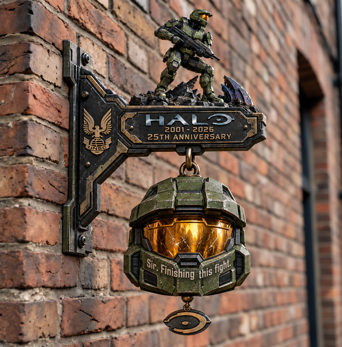 Halo 2001–2026 25th Anniversary Master Chief Helmet Wall Bell