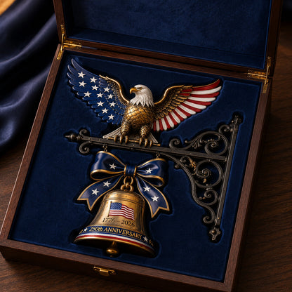 🔔 Ring in the Semiquincentennial: 1776-2026 "Spirit of Liberty" Eagle Bell🦅