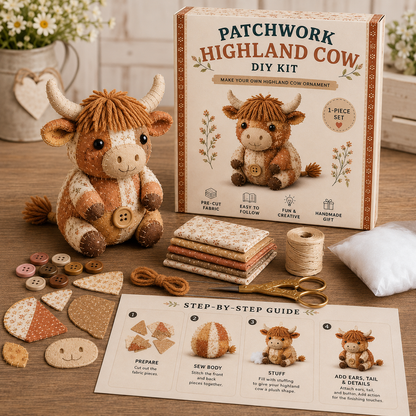 Patchwork Animal DIY Sewing Kit