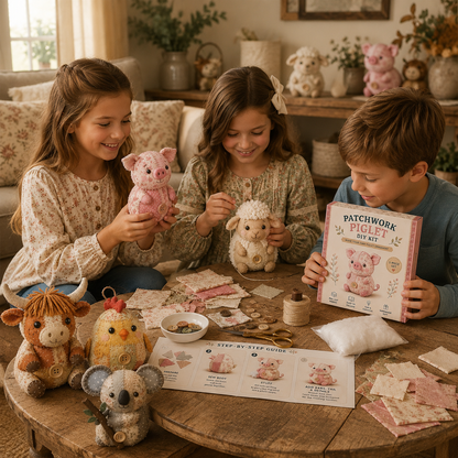 Patchwork Animal DIY Sewing Kit