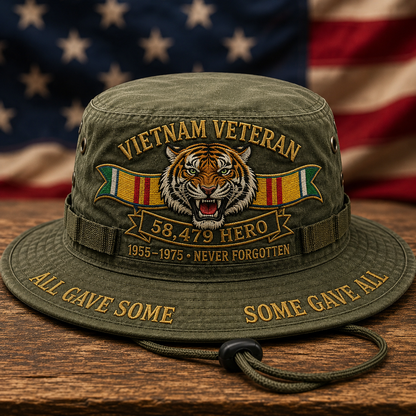 🐅 🪖Vietnam Veteran 58,479 Hero Boonie Hat
