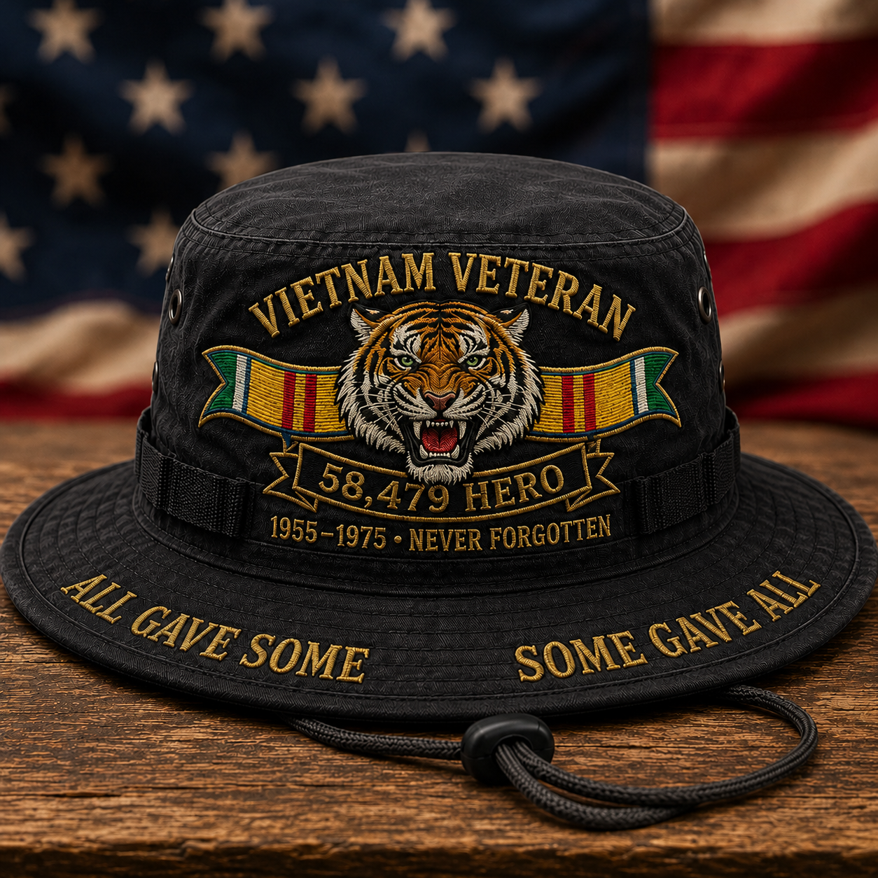 🐅 🪖Vietnam Veteran 58,479 Hero Boonie Hat