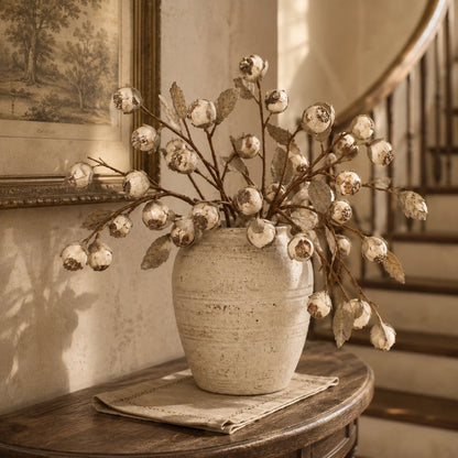 Vintage Faux Thistle Berry Stems