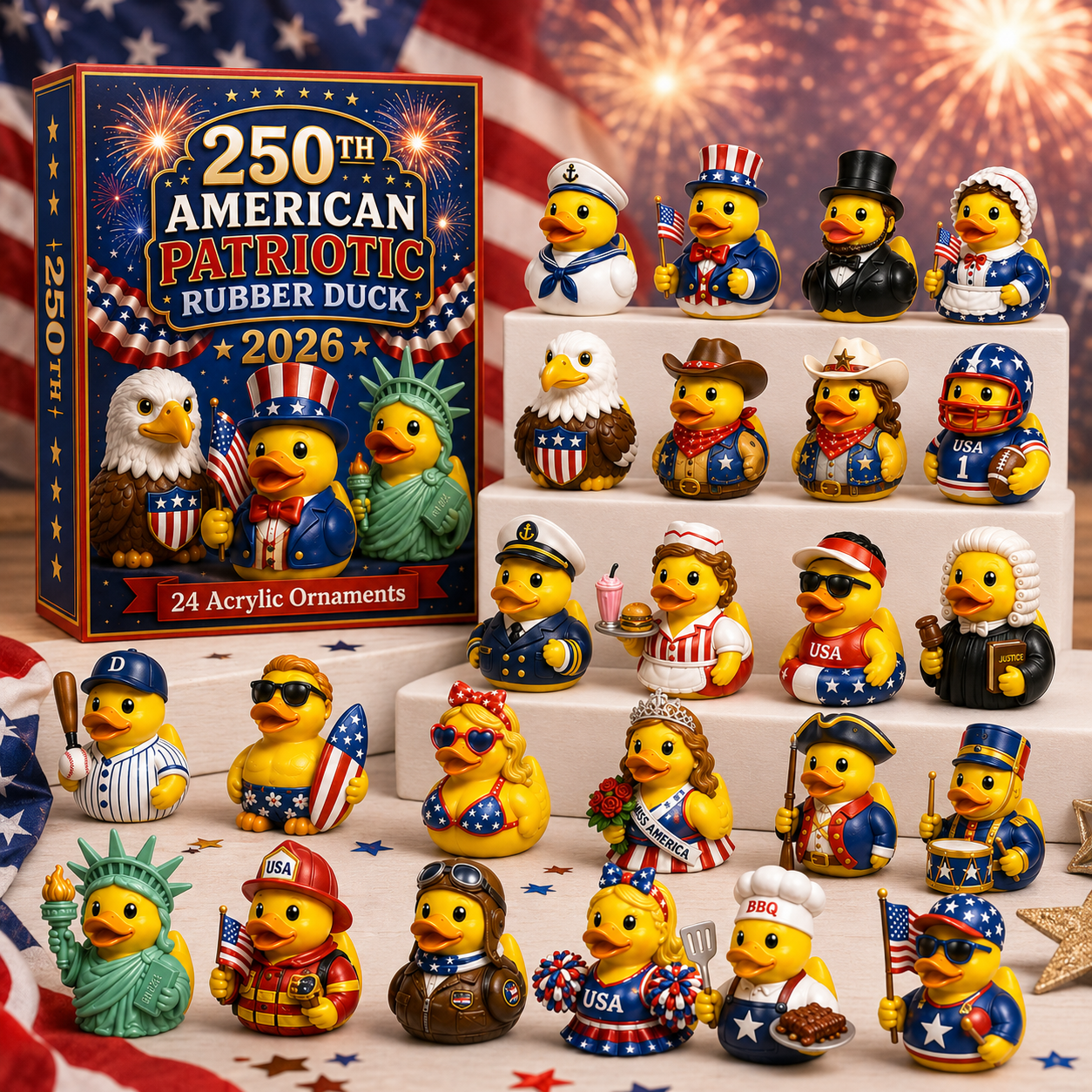 🇺🇸 2026 American Patriotic Duck Advent Calendar