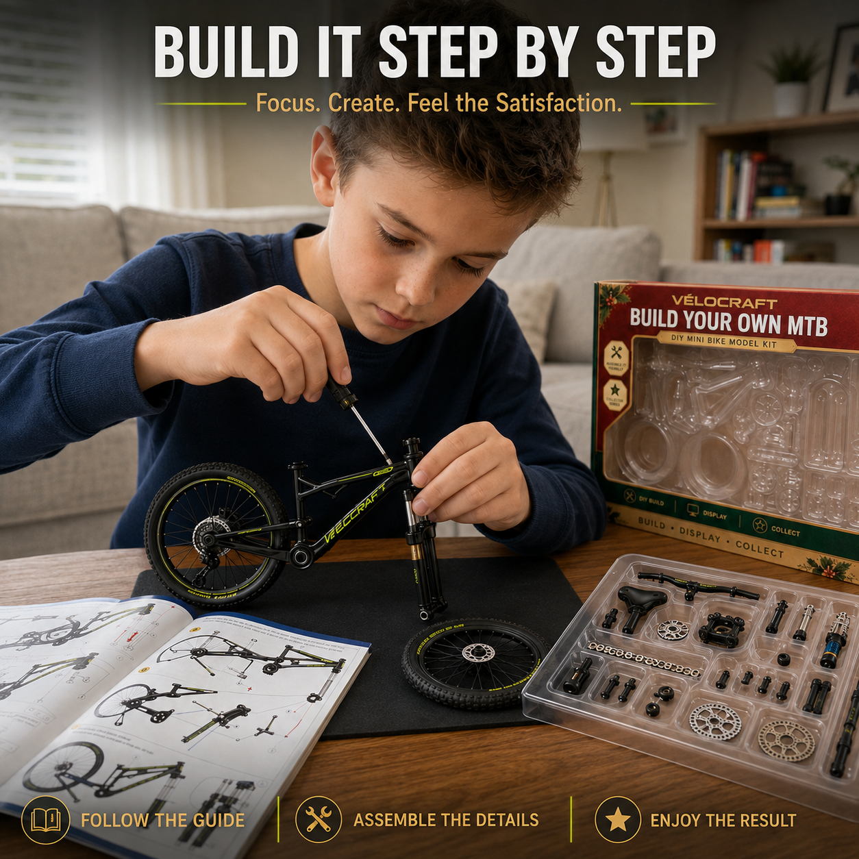 🔥Limited time 70% OFF - DIY Mountain Bike Model Kit🚲