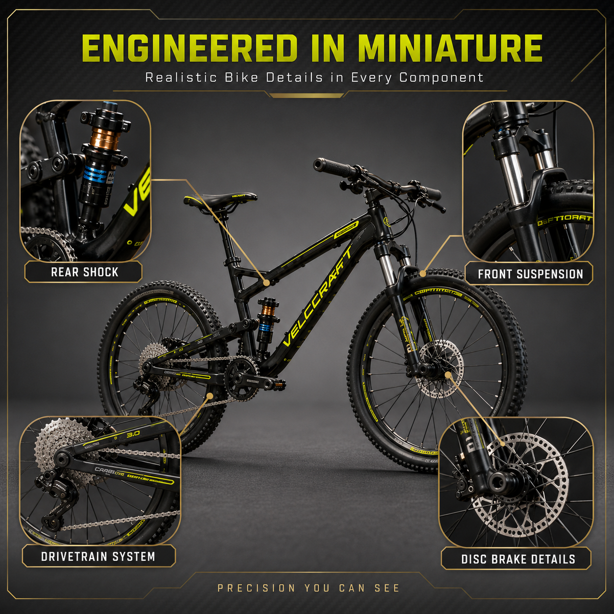 🔥Limited time 70% OFF - DIY Mountain Bike Model Kit🚲