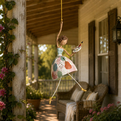 🌈Whimsical Dancing Lady Hanging Ornament