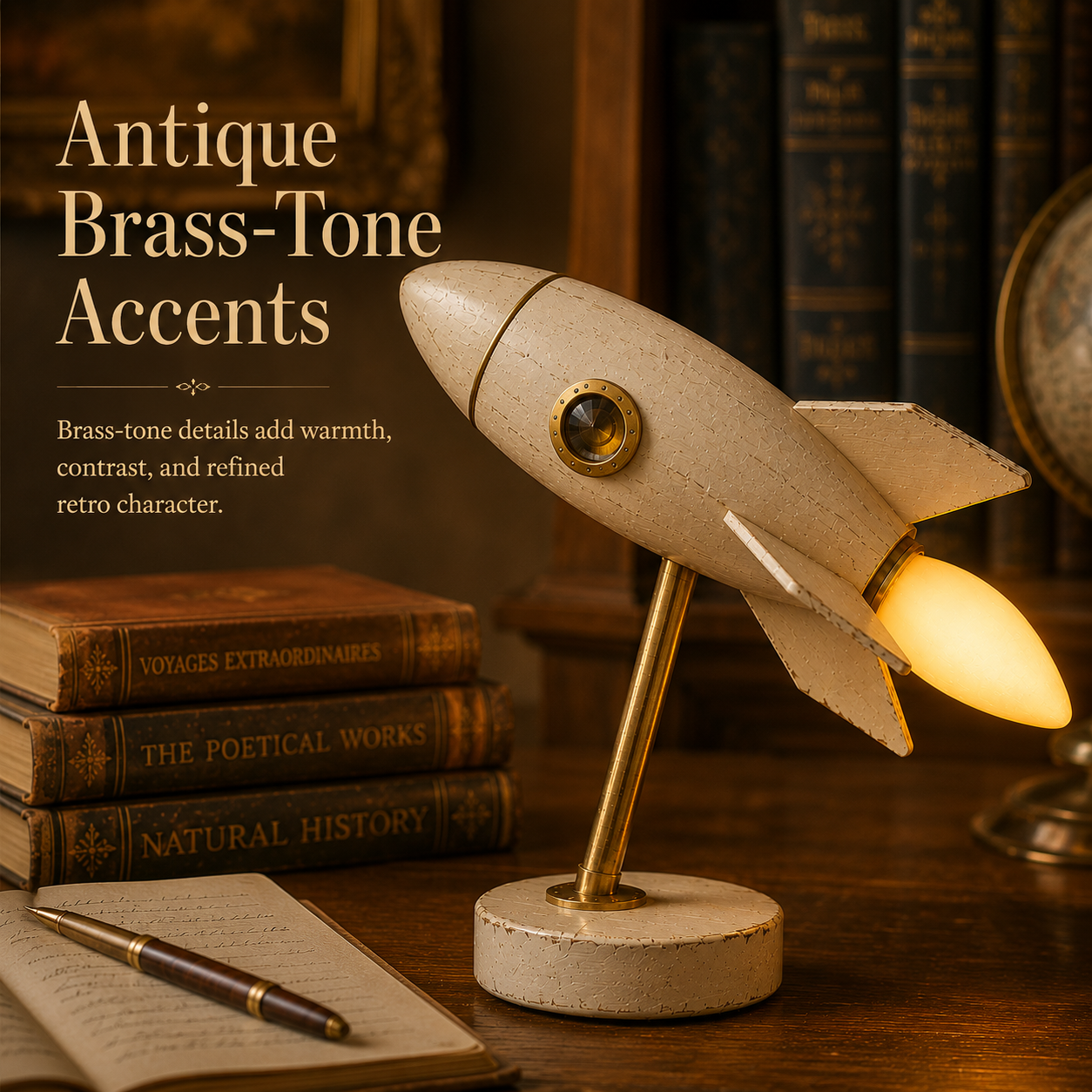 🚀Vintage Rocket Accent Light
