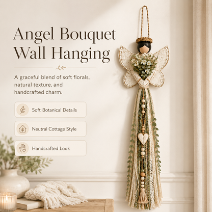Grace In Bloom Angel Wall Hanging