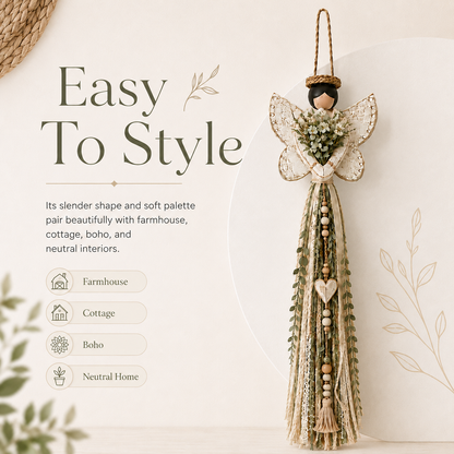 Grace In Bloom Angel Wall Hanging
