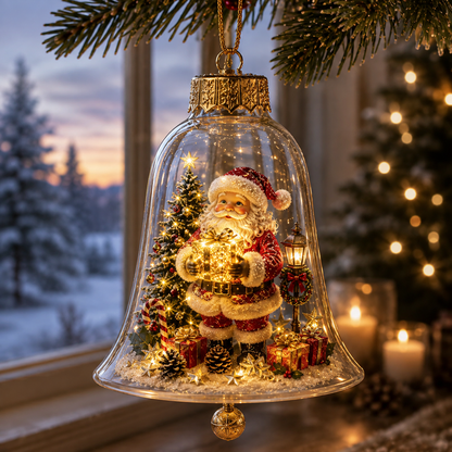 🔔✨ Glowing Christmas Bell – A Magical Light-Up Holiday Decoration