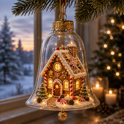 🔔✨ Glowing Christmas Bell – A Magical Light-Up Holiday Decoration