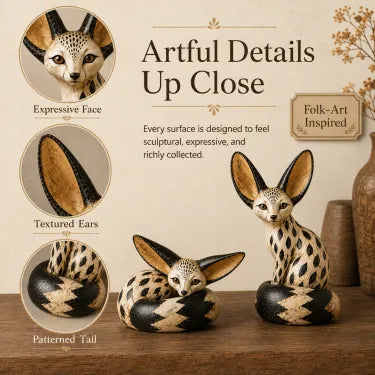 🎁Vintage Fennec Fox Sculpture