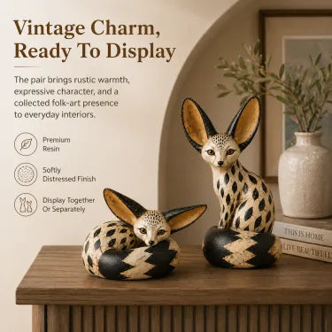 🎁Vintage Fennec Fox Sculpture
