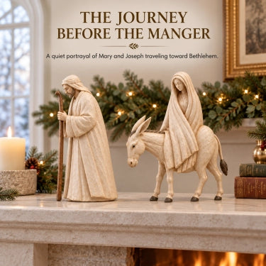 Journey to Bethlehem Nativity Figurine Set