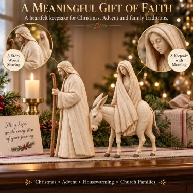 Journey to Bethlehem Nativity Figurine Set