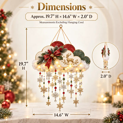 Vintage Lighted Christmas Snowfall Cloud