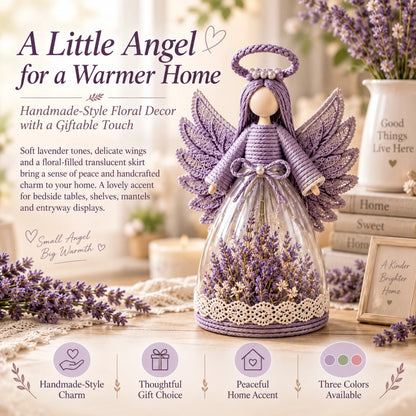 🎁 Lighted Floral Angel Figurine