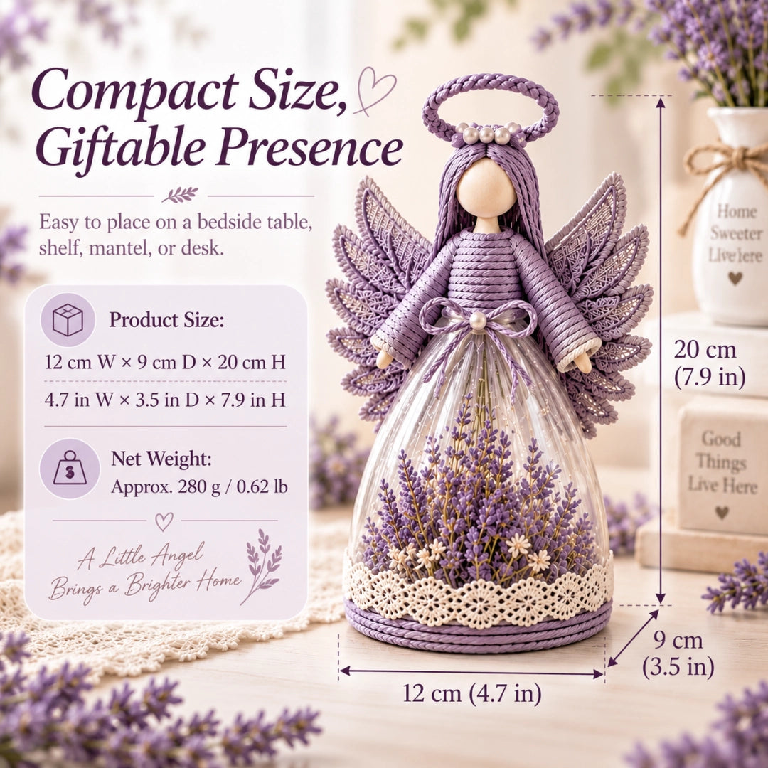 🎁 Lighted Floral Angel Figurine
