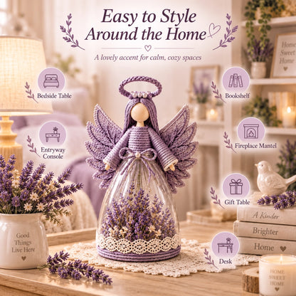 🎁 Lighted Floral Angel Figurine