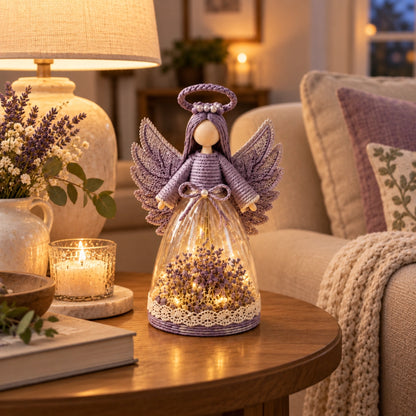 🎁 Lighted Floral Angel Figurine