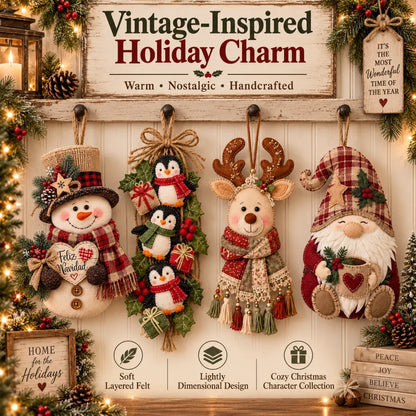 Vintage Christmas Character Door Hangers