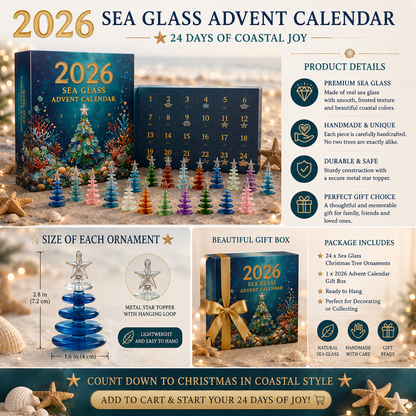 2026 Sea Glass Christmas Tree Advent Calendar