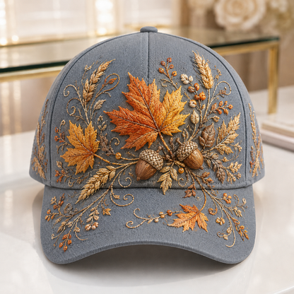🐮🍂 3D Highland Cattle Harvest Cap for Fall