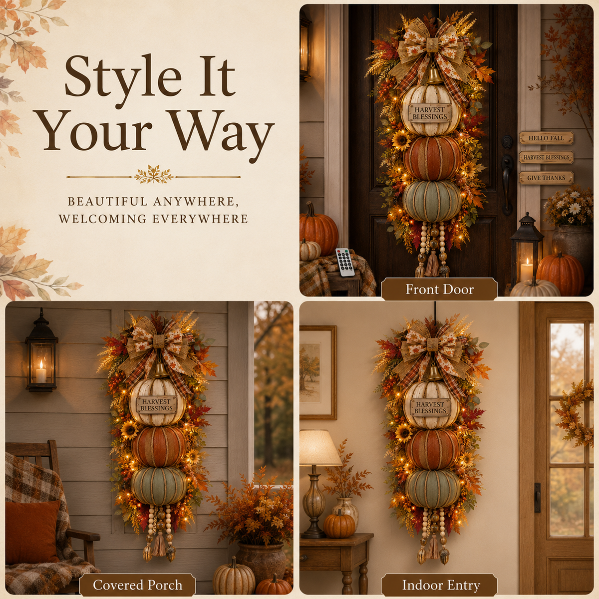 Style it your way fall decoration