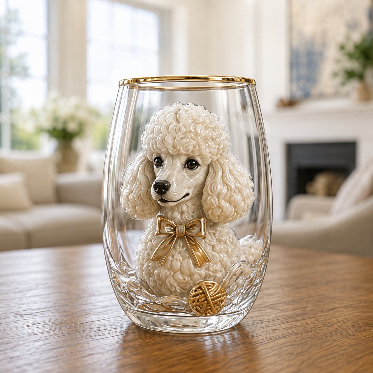 🐶 3D Dog Breed Glass Collection