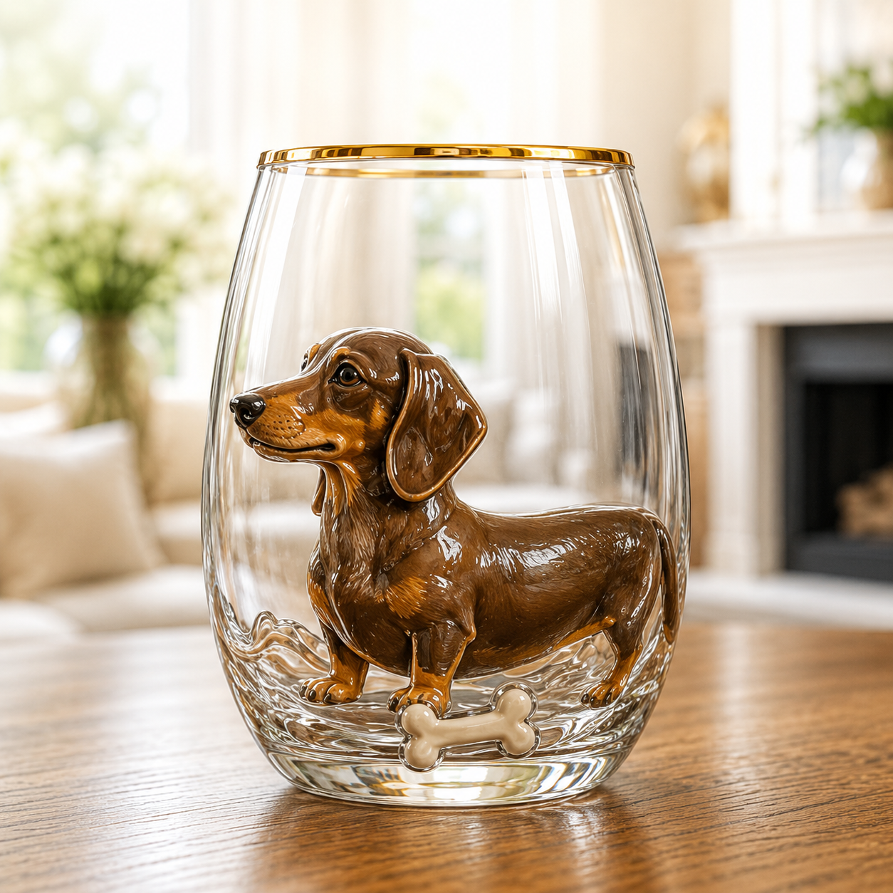 🐶 3D Dog Breed Glass Collection