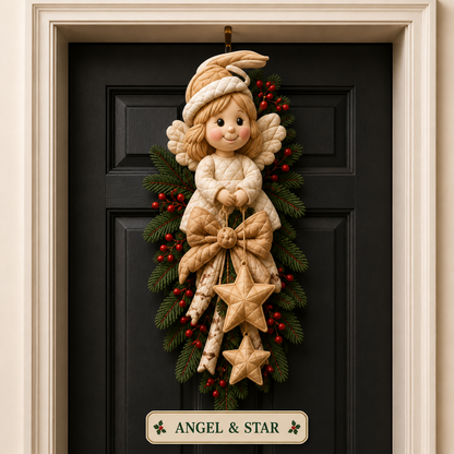 🎄 3D Quilted Christmas Door-Hugger DIY Sewing Kit