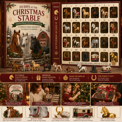 🐴🎄 24 Days at the Christmas Stable – 24 Collectible Horse & Equestrian Holiday Ornaments