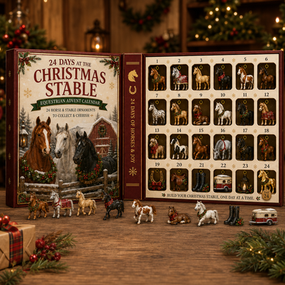 🐴🎄 24 Days at the Christmas Stable – 24 Collectible Horse & Equestrian Holiday Ornaments