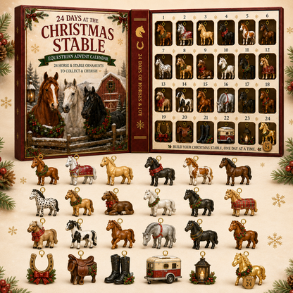 🐴🎄 24 Days at the Christmas Stable – 24 Collectible Horse & Equestrian Holiday Ornaments