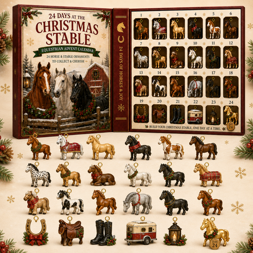 🐴🎄 24 Days at the Christmas Stable – 24 Collectible Horse & Equestrian Holiday Ornaments