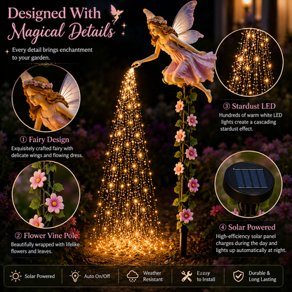 🔥Today 49% OFF🧚‍♀️Fairy Sprinkling Magic Dust Garden Light🌸