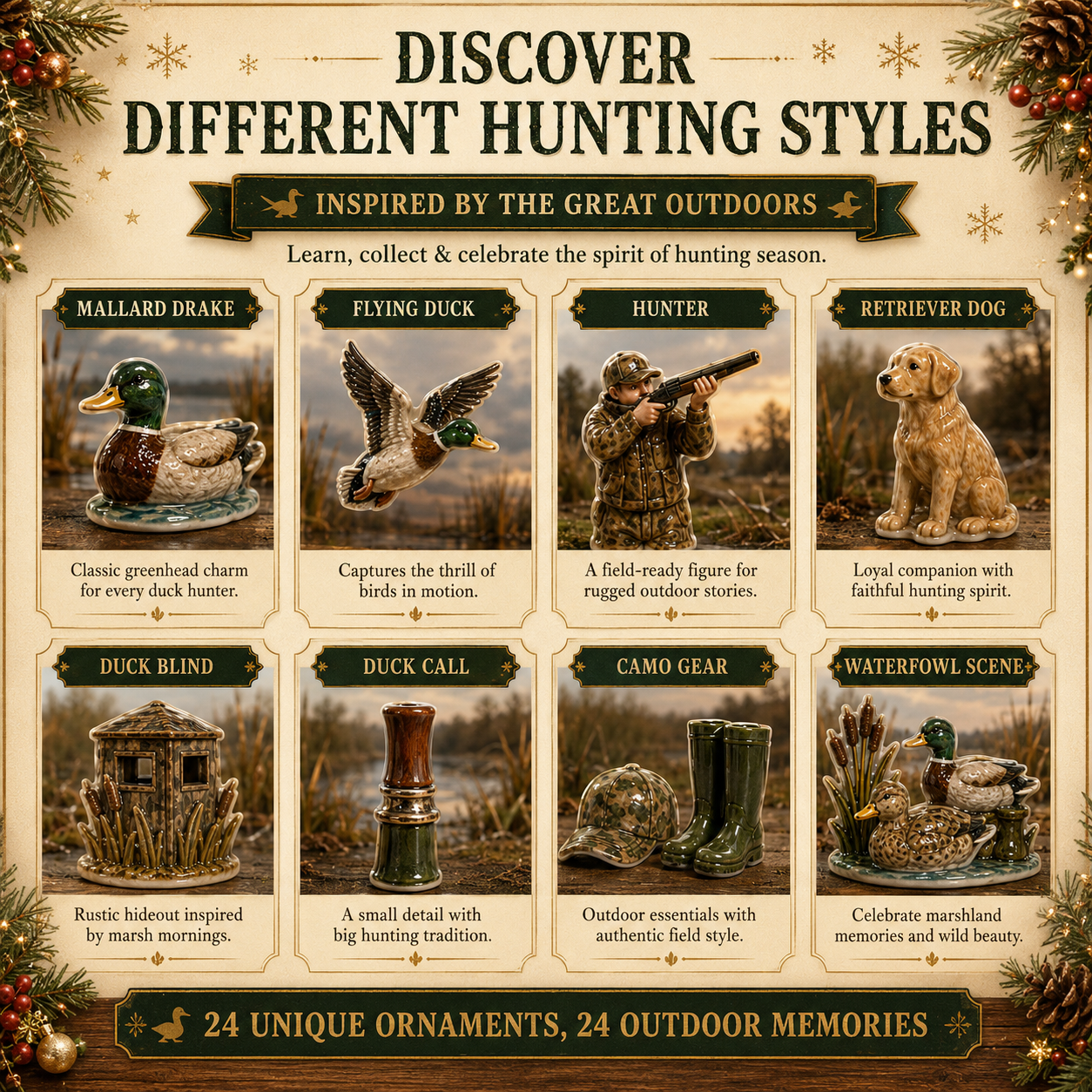 🦆🎄 2026 Waterfowl Hunter Advent Calendar – 24 Days of Ducks, Gear & Outdoor Surprises