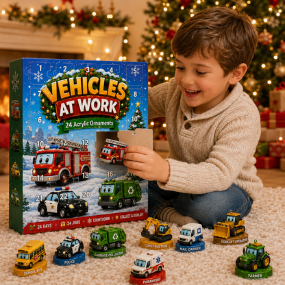 🚒🚜 2026 Working Vehicles Advent Calendar – 24 Days of Trucks, Machines & Job-Site Surprises