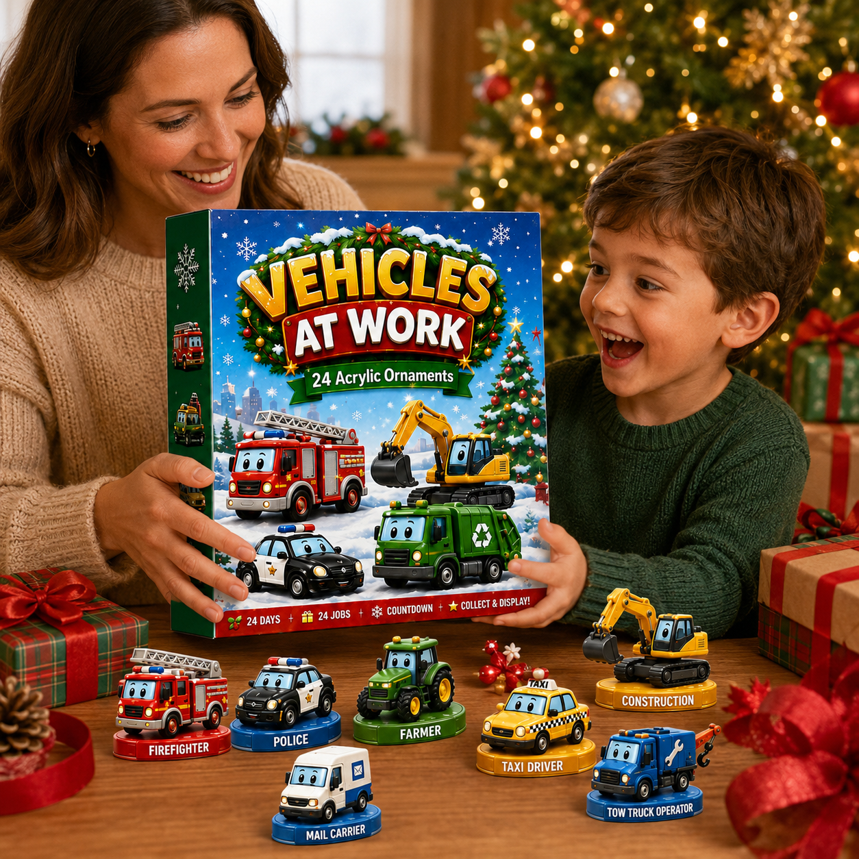 🚒🚜 2026 Working Vehicles Advent Calendar – 24 Days of Trucks, Machines & Job-Site Surprises