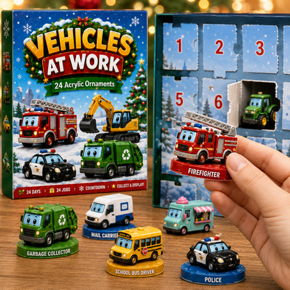 🚒🚜 2026 Working Vehicles Advent Calendar – 24 Days of Trucks, Machines & Job-Site Surprises