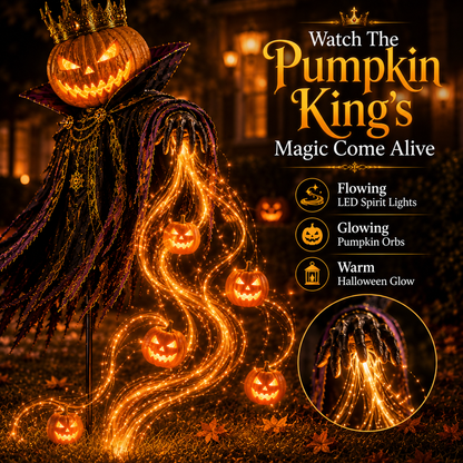 🎁Today 49% OFF🎃Pumpkin King Awakening– Flowing LED Halloween Yard Light