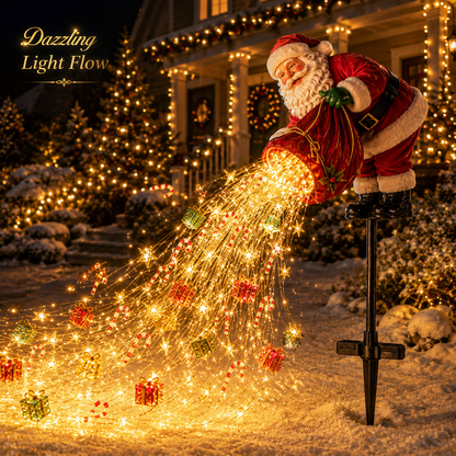 🎁Only Today 49% OFF🎁 Santa’s Magic Pour – Flowing LED Christmas Garden Light