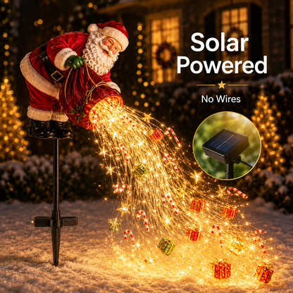 🎁Only Today 49% OFF🎁 Santa’s Magic Pour – Flowing LED Christmas Garden Light