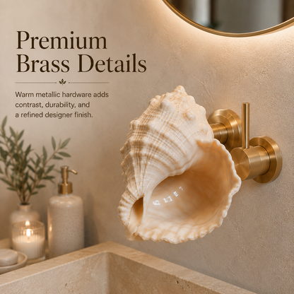 Coastal Seashell Wall-Mount Faucet