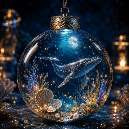 🌊✨Ocean Series Illuminated 3D Model Decorations
