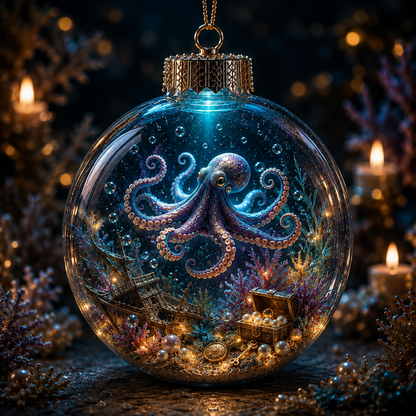 🌊✨Ocean Series Illuminated 3D Model Decorations