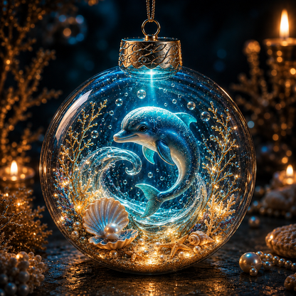 🌊✨Ocean Series Illuminated 3D Model Decorations